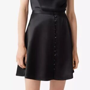 & Other Stories Buttoned A-Line Skirt